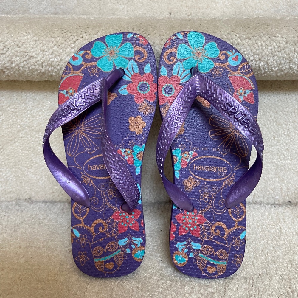 girls havaianas flip flops